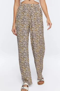 Ditsy Floral Print Pants