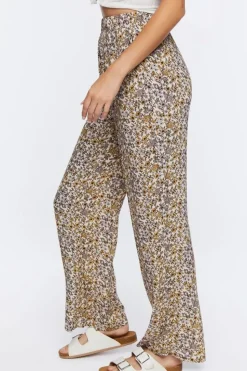 Ditsy Floral Print Pants