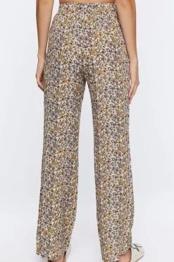 Ditsy Floral Print Pants