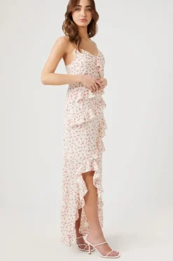 Ditsy Floral Tiered Maxi Dress