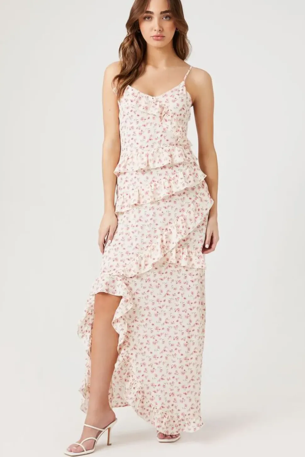 Ditsy Floral Tiered Maxi Dress
