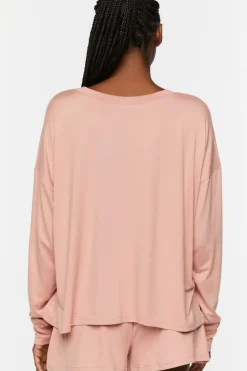 Dolman-Sleeve Pajama Top