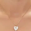 Dolphin Heart Pendant Necklace