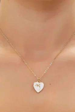 Dolphin Heart Pendant Necklace
