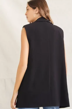 Double-Breasted Blazer Vest