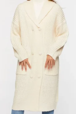 Double-Breasted Cardigan Sweater