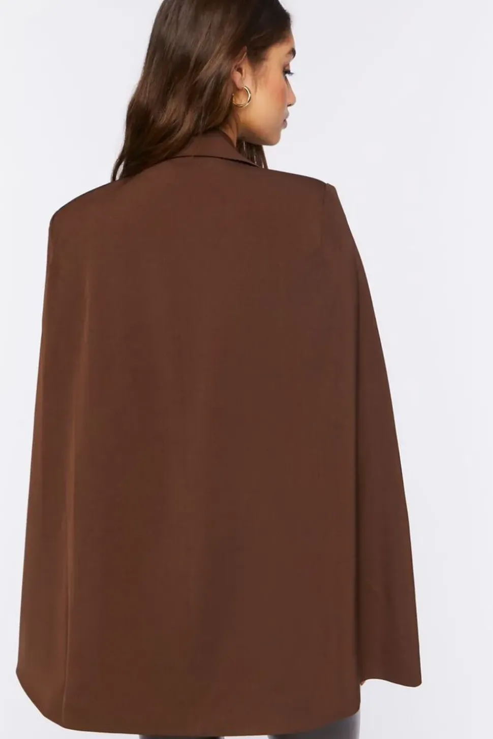 Double-Breasted Cloak Blazer