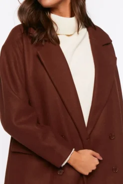 Double-Breasted Duster Coat
