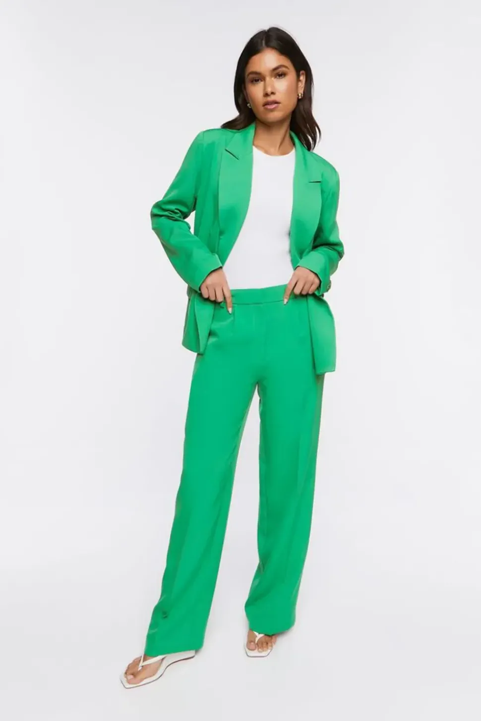 Double-Breasted Suit Blazer & Pants Set