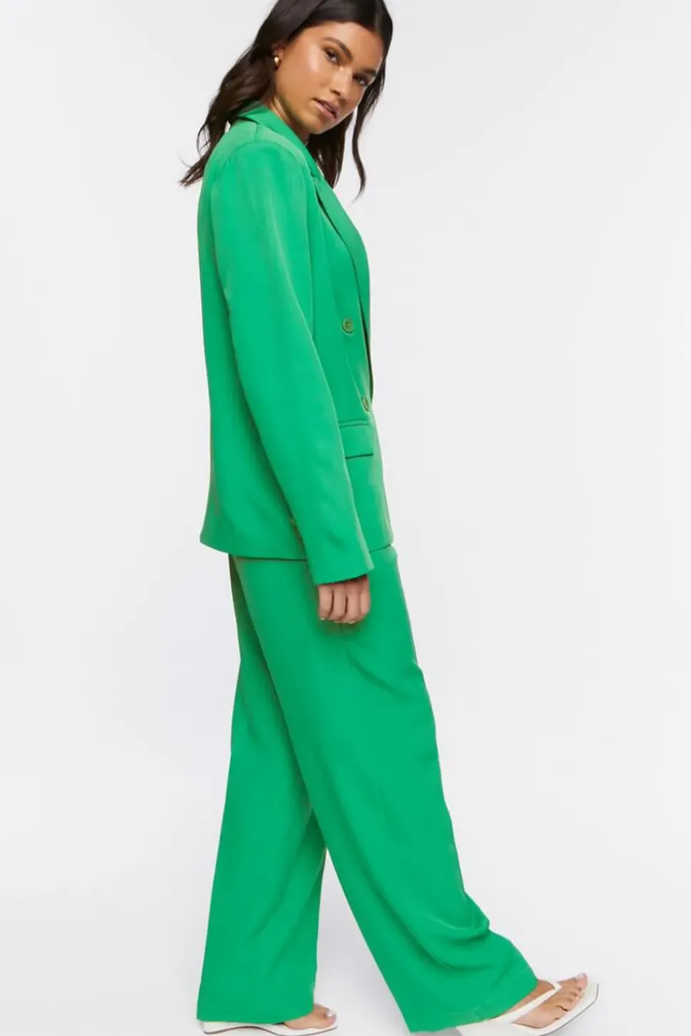 Double-Breasted Suit Blazer & Pants Set