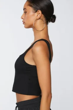 Dragon Graphic Cropped Tank Top