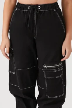 Drawstring Cargo Joggers