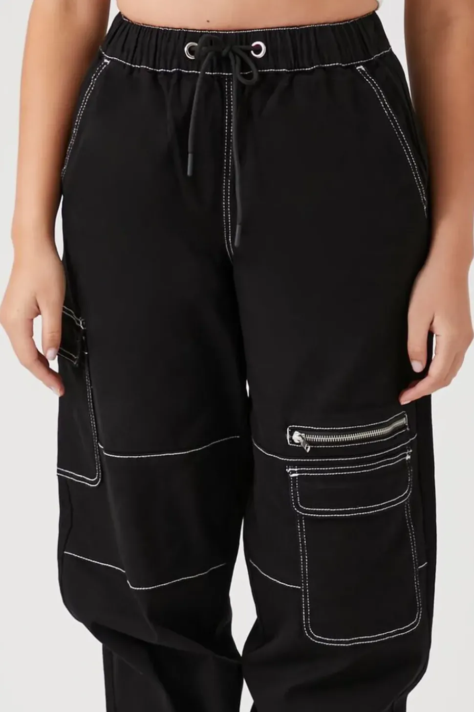 Drawstring Cargo Joggers