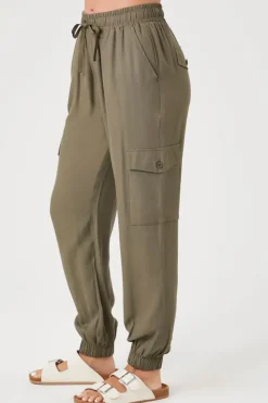 Drawstring Cargo Joggers