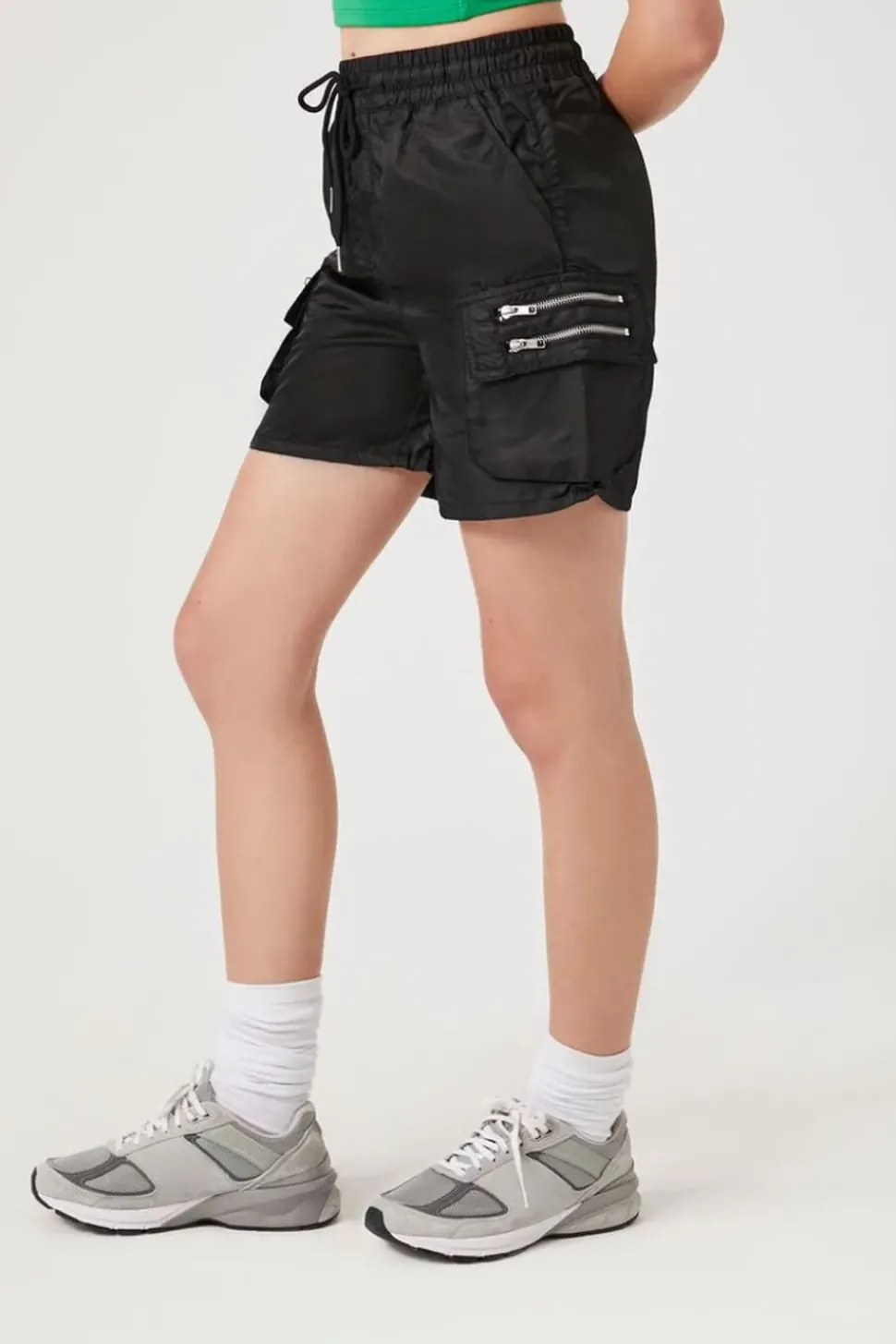 Drawstring Cargo Shorts