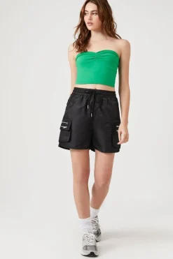 Drawstring Cargo Shorts