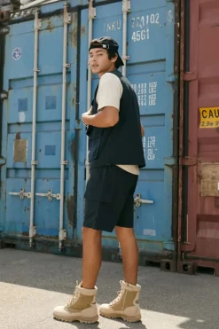 Drawstring Cargo Shorts