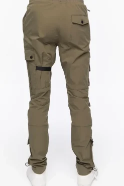 Drawstring Cargo Skinny Joggers