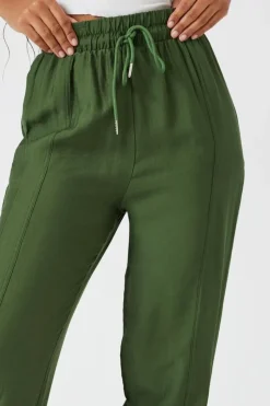 Drawstring High-Rise Joggers