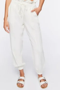 Drawstring Paperbag Pants