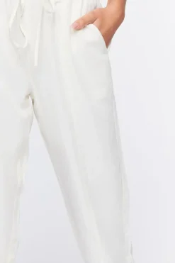 Drawstring Paperbag Pants