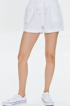 Drawstring Paperbag Shorts
