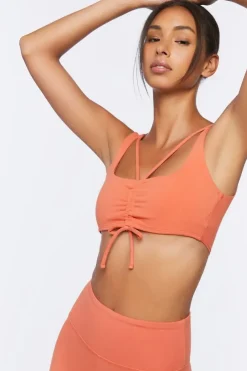 Drawstring Sports Bra