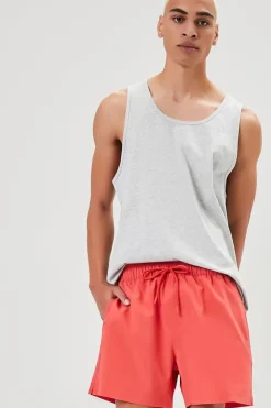 Drawstring Swim Trunks