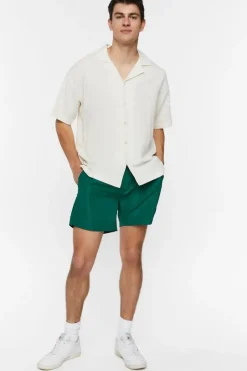 Drawstring Swim Trunks