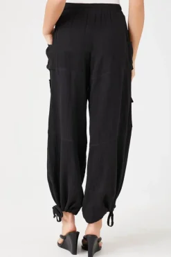 Drawstring Tie-Hem Joggers