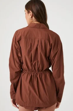 Drawstring Utility Jacket