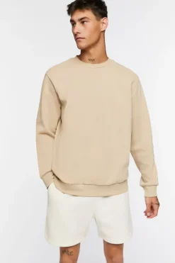 Drawstring Vented-Hem Shorts