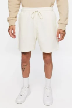 Drawstring Vented-Hem Shorts