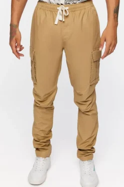 Drawstring Waist Cargo Joggers
