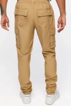 Drawstring Waist Cargo Joggers