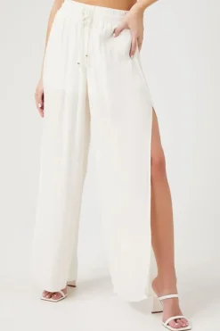 Drawstring Wide-Leg Pants