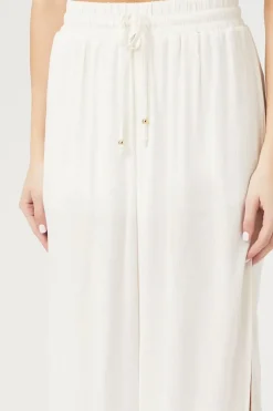 Drawstring Wide-Leg Pants