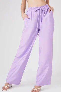 Drawstring Wide-Leg Pants