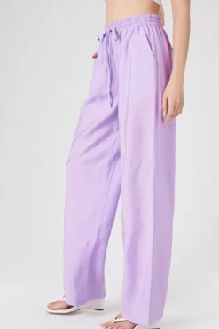 Drawstring Wide-Leg Pants