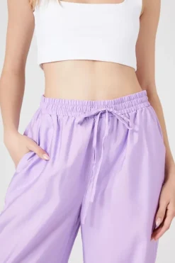Drawstring Wide-Leg Pants