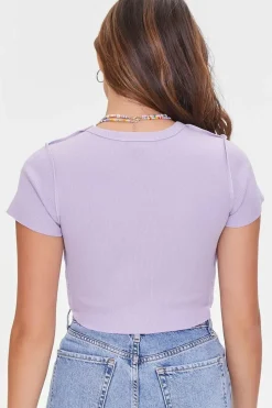 Drive Me Mad Graphic Cropped Tee