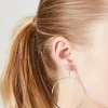 Drop Hoop Earrings