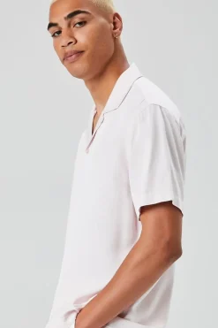 Drop-Sleeve Buttoned Shirt