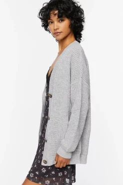 Drop-Sleeve Cardigan Sweater
