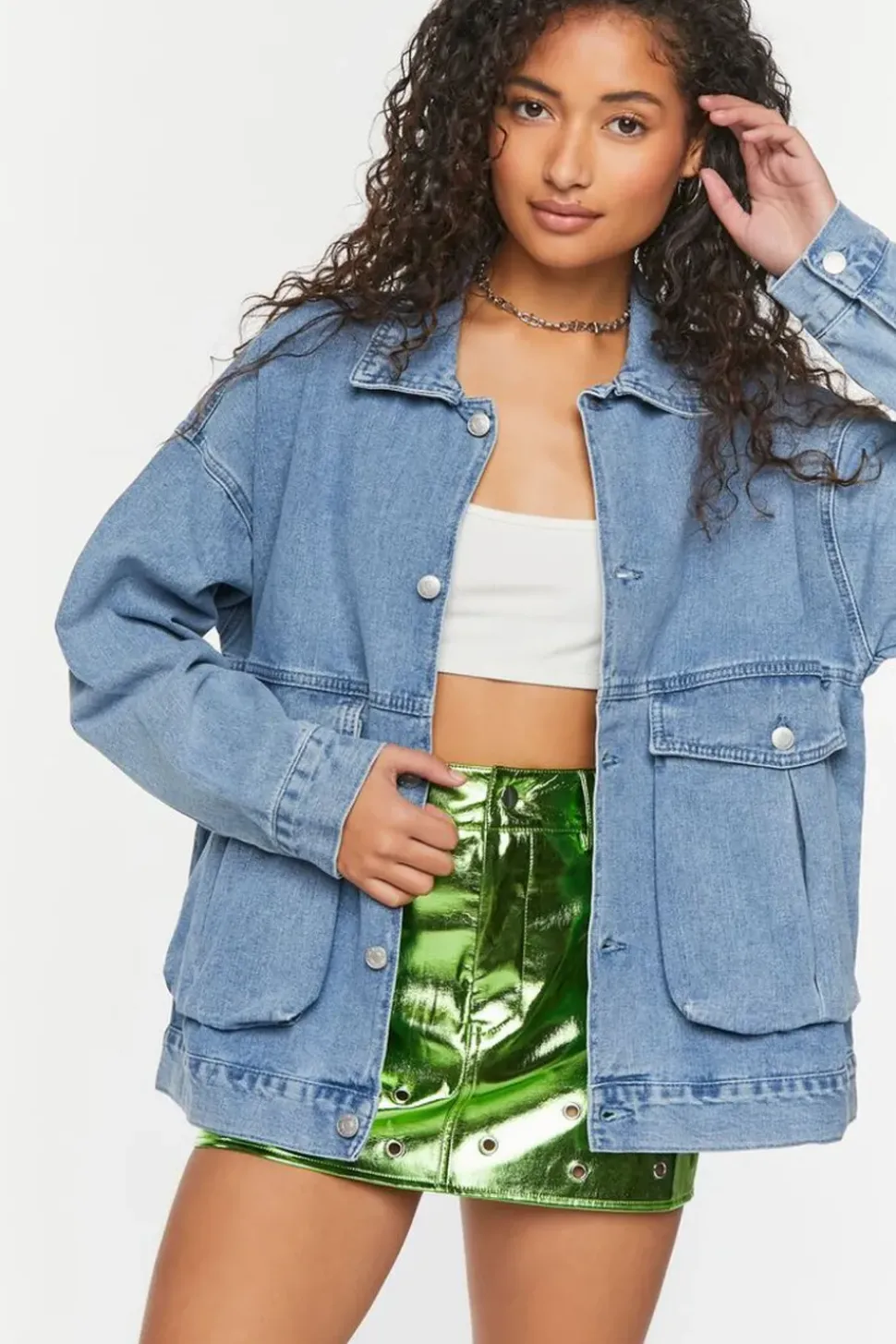 Drop-Sleeve Shacket