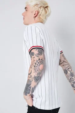 Dual-Striped Ringer Tee