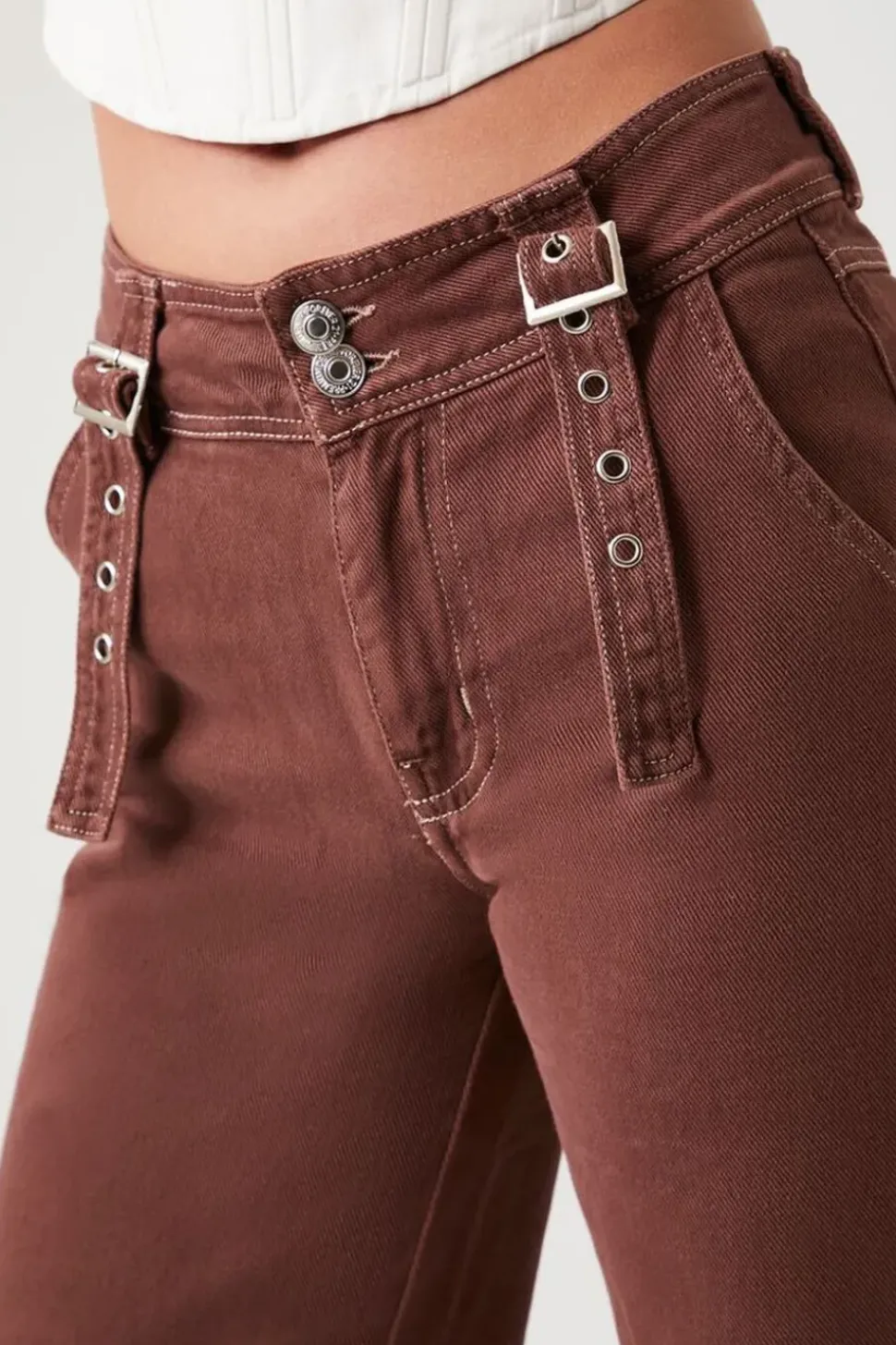 Dual Utility Strap Jeans