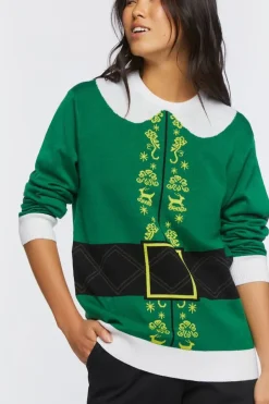 Elf Print Sweater