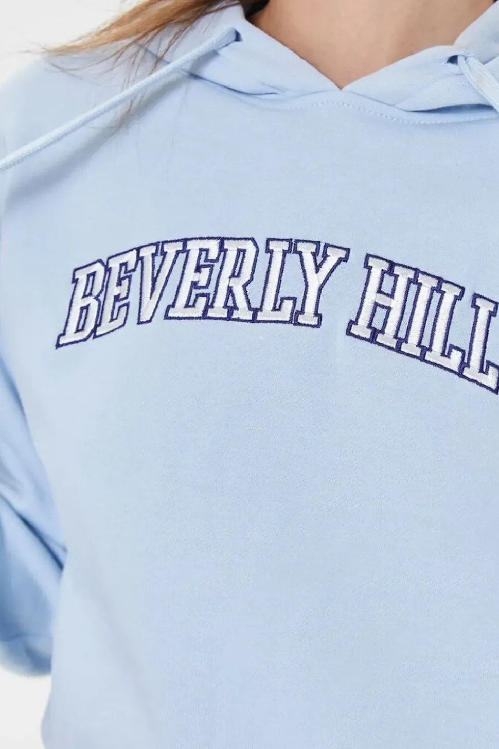 Embroidered Beverly Hills Hoodie