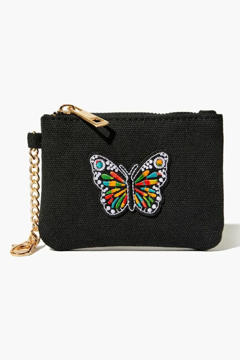 Embroidered Butterfly Coin Purse